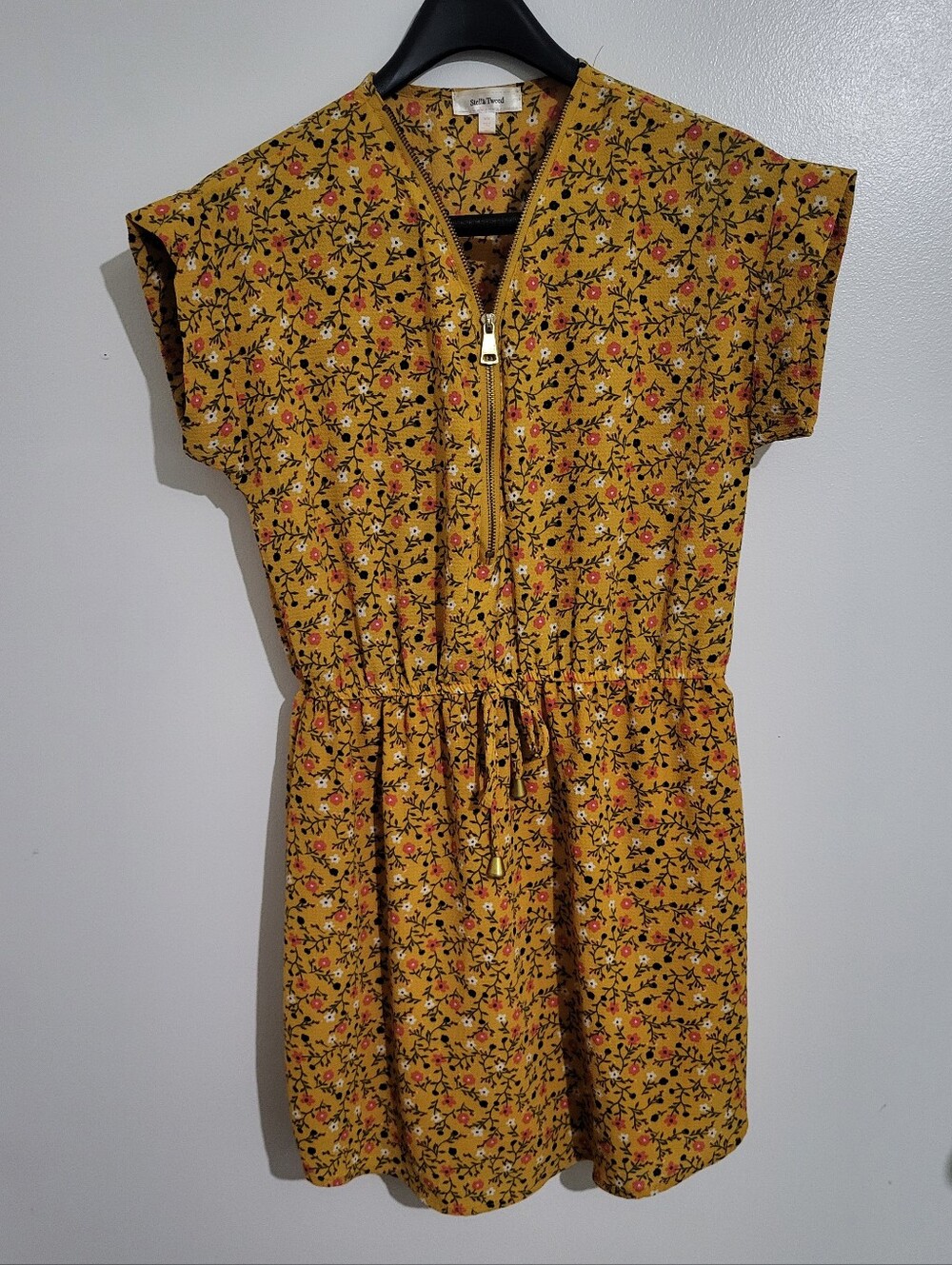 Stella Tweed Yellow Floral Dress
